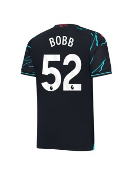 Manchester City Oscar Bobb #52 Ausweichtrikot 2023-24 Kurzarm